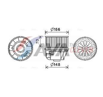 vnitřní ventilátor AVA Clever Choice FD8630