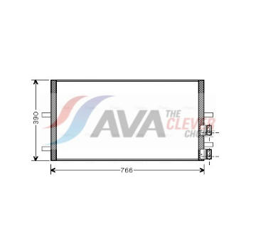 Kondenzátor, klimatizace AVA Clever Choice FDA5407