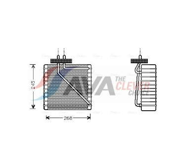 Výparník, klimatizace AVA Clever Choice FDV270