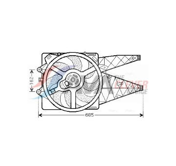 Větrák, chlazení motoru AVA Clever Choice FT7531