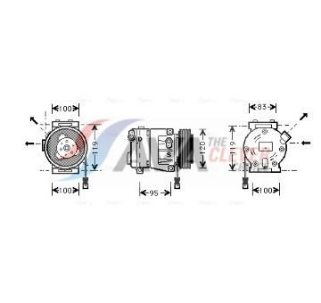 Kompresor, klimatizace AVA Clever Choice FTAK050