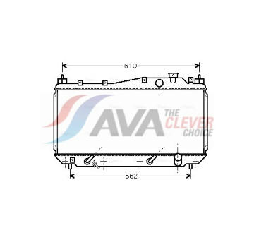 Chladič, chlazení motoru AVA Clever Choice HD2114