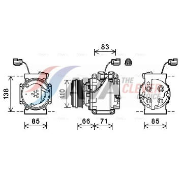 Kompresor, klimatizace AVA Clever Choice HDAK260