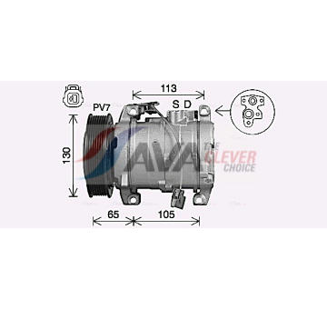 Kompresor, klimatizace AVA Clever Choice HDAK322