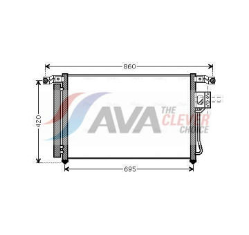 Kondenzátor, klimatizace AVA Clever Choice HY5175D