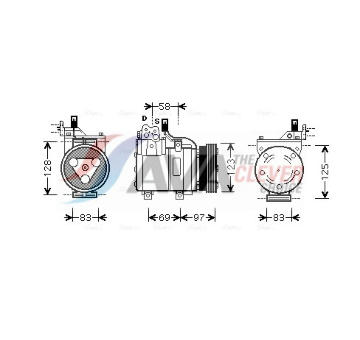 Kompresor, klimatizace AVA Clever Choice HYAK093
