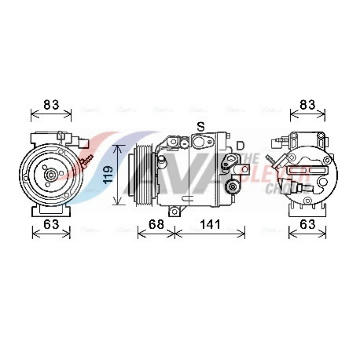 Kompresor, klimatizace AVA Clever Choice HYK342