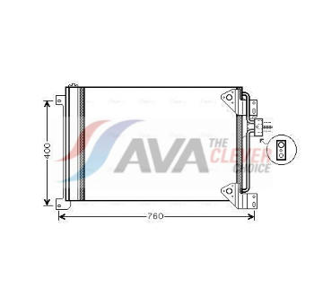 Kondenzátor, klimatizace AVA Clever Choice IVA5081D