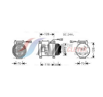 Kompresor klimatizácie AVA QUALITY COOLING IVAK072