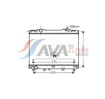 Chladič, chlazení motoru AVA Clever Choice KA2127