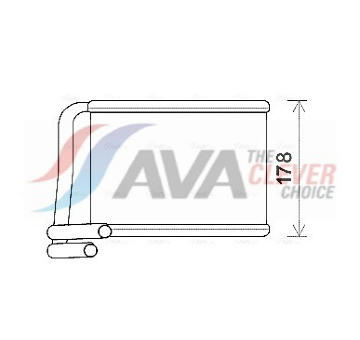 Výměník tepla, vnitřní vytápění AVA Clever Choice KA6222