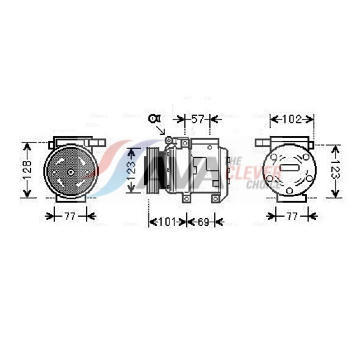 Kompresor, klimatizace AVA Clever Choice KAAK146