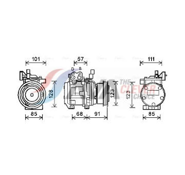 Kompresor, klimatizace AVA Clever Choice KAK145
