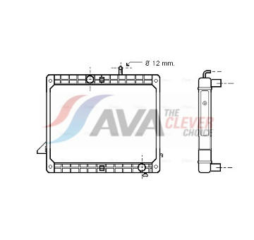 Chladič, chlazení motoru AVA Clever Choice ME2175