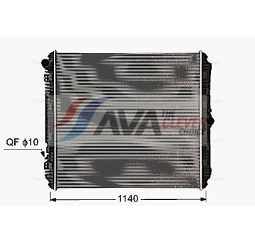 Chladič, chlazení motoru AVA Clever Choice ME2335N