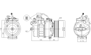 Kompresor klimatizácie AVA QUALITY COOLING MEAK357