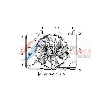 Větrák, chlazení motoru AVA Clever Choice MS7501
