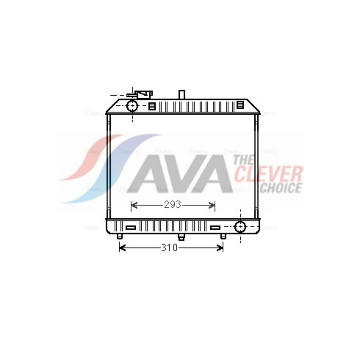 Chladič, chlazení motoru AVA Clever Choice MSA2127