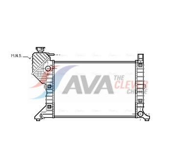Chladič, chlazení motoru AVA Clever Choice MSA2181