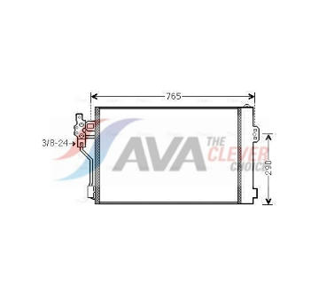 Kondenzátor, klimatizace AVA Clever Choice MSA5484D
