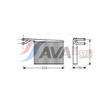 Výměník tepla, vnitřní vytápění AVA Clever Choice MSA6372