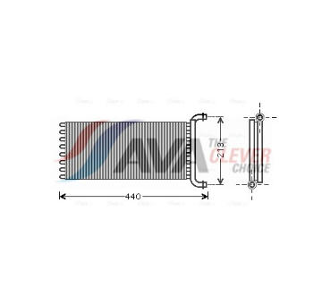 Výměník tepla, vnitřní vytápění AVA Clever Choice MSA6399
