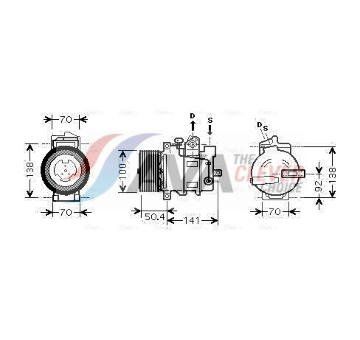 Kompresor, klimatizace AVA Clever Choice MSAK431