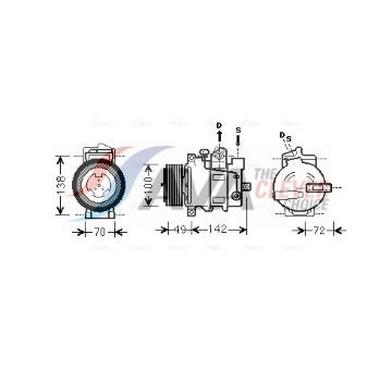 Kompresor, klimatizace AVA Clever Choice MSAK566