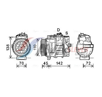 Kompresor, klimatizace AVA Clever Choice MSK615