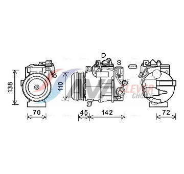 Kompresor, klimatizace AVA Clever Choice MSAK682