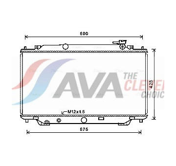 Chladič, chlazení motoru AVA Clever Choice MZ2282