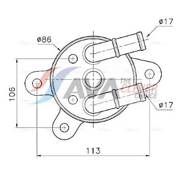 Chladič oleje, automatická převodovka AVA Clever Choice MZ3301