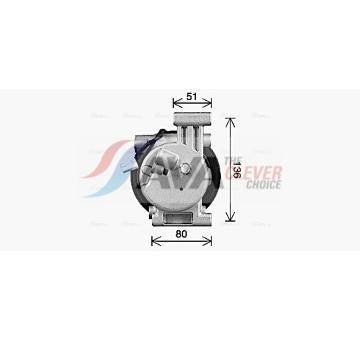 Kompresor, klimatizace AVA Clever Choice MZAK300