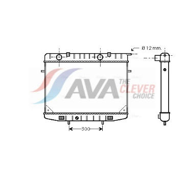 Chladič, chlazení motoru AVA Clever Choice OL2188