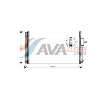 Kondenzátor, klimatizace AVA Clever Choice OL5611D