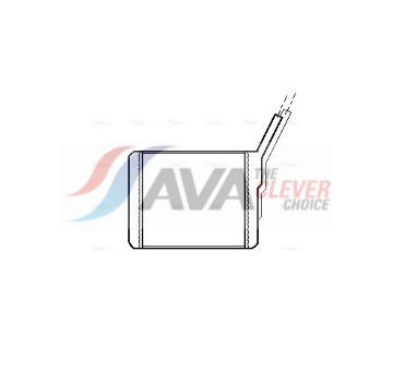 Výměník tepla, vnitřní vytápění AVA Clever Choice OL6182