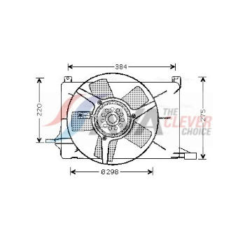 Větrák, chlazení motoru AVA Clever Choice OL7502