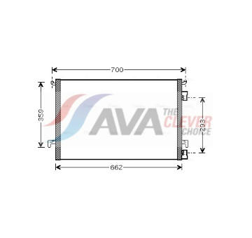 Kondenzátor, klimatizace AVA Clever Choice OLA5397
