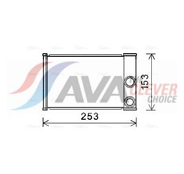Výměník tepla, vnitřní vytápění AVA Clever Choice OLA6680
