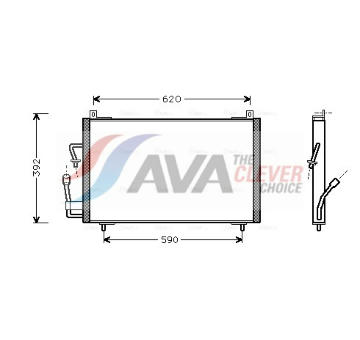 Kondenzátor, klimatizace AVA Clever Choice PE5182