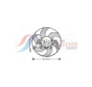 Větrák, chlazení motoru AVA Clever Choice PE7513