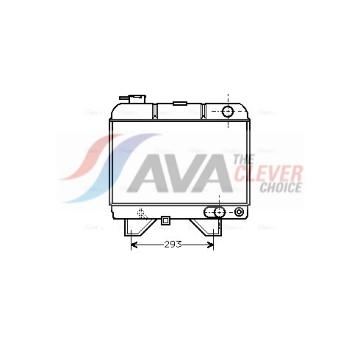 Chladič, chlazení motoru AVA Clever Choice PEA2021