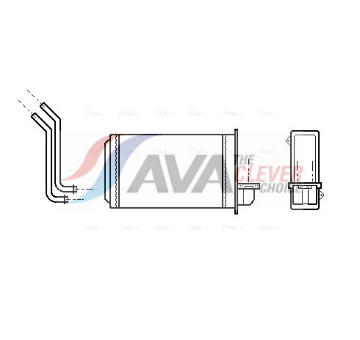 Výměník tepla, vnitřní vytápění AVA Clever Choice PEA6088