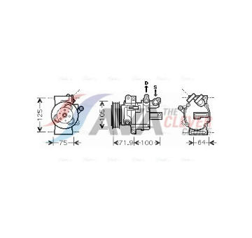Kompresor, klimatizace AVA Clever Choice PEK317