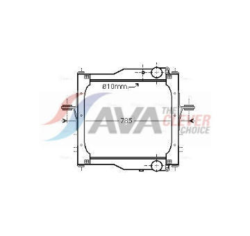 Chladič, chlazení motoru AVA QUALITY COOLING RE2125
