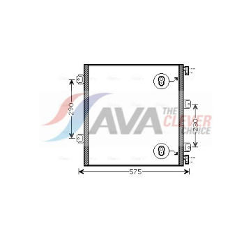 Kondenzátor, klimatizace AVA Clever Choice REA5075