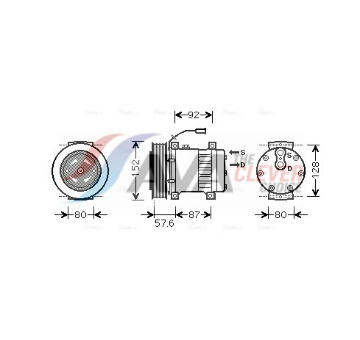 Kompresor klimatizácie AVA QUALITY COOLING REAK078