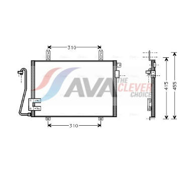 Kondenzátor, klimatizace AVA Clever Choice RT5221