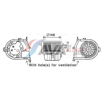 vnitřní ventilátor AVA Clever Choice RT8589