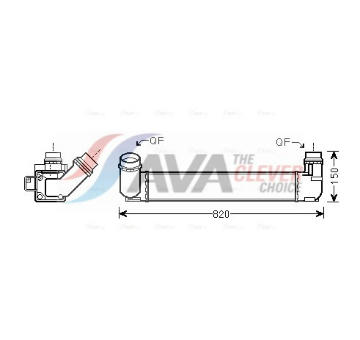 Chladič turba AVA Clever Choice RTA4412